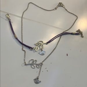 simple and cute necklace and bracelet set